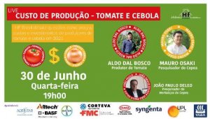 HORTIFRUTI/CEPEA: Custo de produção - tomate e cebola