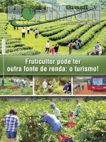 Edição de julho: Fruticultor pode ter uma nova fonte de renda: o turismo!